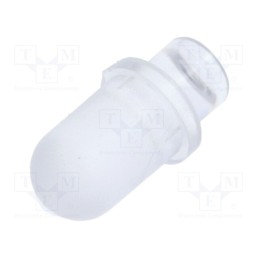 5 pcs x BIVAR - PLP5-125 - Fiber for LED, round, Ø5mm, Front: convex, straight