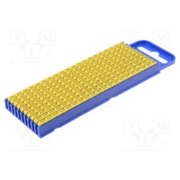 200 pcs x HELLERMANNTYTON - 561-02604 - Markers, Marking: 0, 2.8÷3.8mm, polyamide, yellow, -40÷85°C, WIC