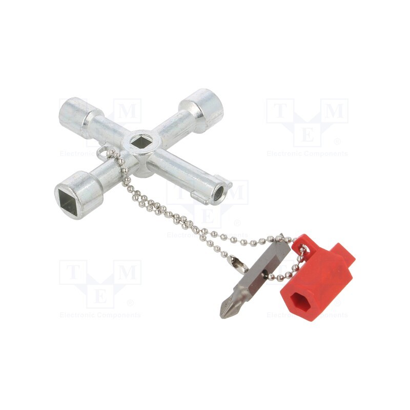 1 pcs x WIHA - 36114 - Wrench, for control cabinets, 76mm