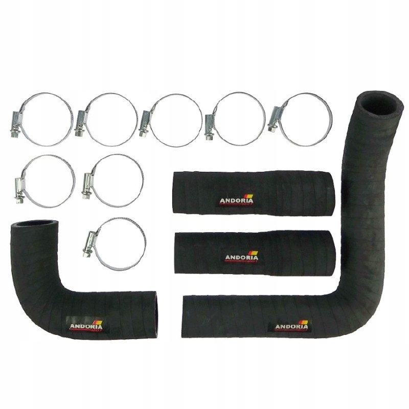 A set of radiator hoses reinforced with Cord C 360