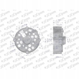 The disc covers the rear of the alternator ex260000 c 330 c 360