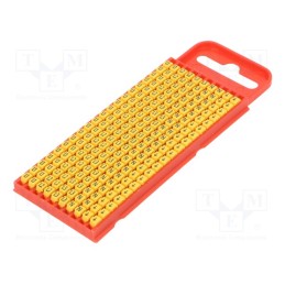 200 pcs x HELLERMANNTYTON - 561-01303 - Markers, Marking: L1,L2,L3,N,ground, 2÷2.8mm, polyamide, yellow