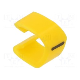 200 pcs x WEIDMu00dcLLER - CLI O 30-3 GE/SW - MP - Markers, Marking: -, 4÷5mm, PVC, yellow, -30÷80°C, push-in, CLI O