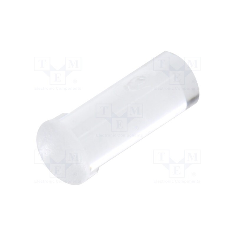 5 pcs x BIVAR - PLP2-7MM - Fiber for LED, round, Ø3mm, Front: convex, straight