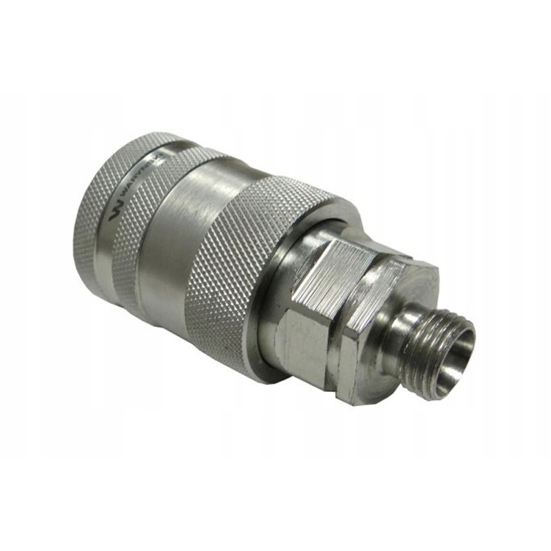 Hydraulic quick connector, M16x1 socket, 5 euro connections