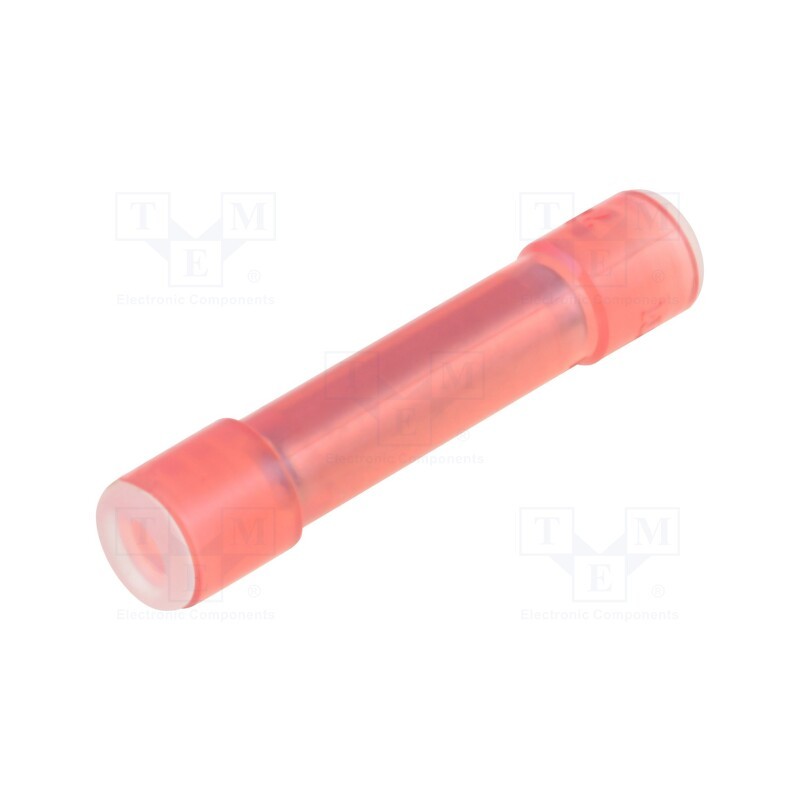 5 pcs x NICHIFU - TMN B-1.25-WP-RCL - Tip: butt splice, insulated,sealed, copper, 0.5÷1.25mm2, tinned