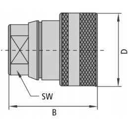 Brake quick connector m18 1 5 socket
