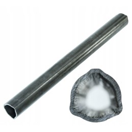 External triangular pipe 43x3mm, length 47 2cm d