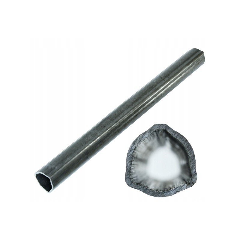 External triangular pipe 43x3mm, length 47 2cm d