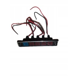 Housing of mf3 mf4 control lamps with bulbs