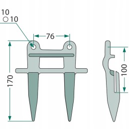 Double bayonet 5253159696r91