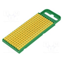 200 pcs x HELLERMANNTYTON - 561-00104 - Markers, Marking: J, 0.8÷2.2mm, polyamide, yellow, -40÷85°C, WIC