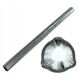 External triangular pipe 43x3mm length 67 2cm d