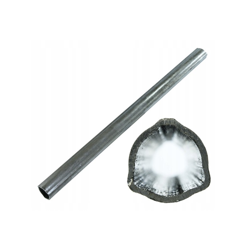 External triangular pipe 43x3mm length 67 2cm d