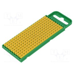 200 pcs x HELLERMANNTYTON - 561-00044 - Markers, Marking: D, 0.8÷2.2mm, polyamide, yellow, -40÷85°C, WIC