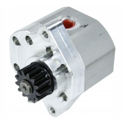 The power steering pump connects m