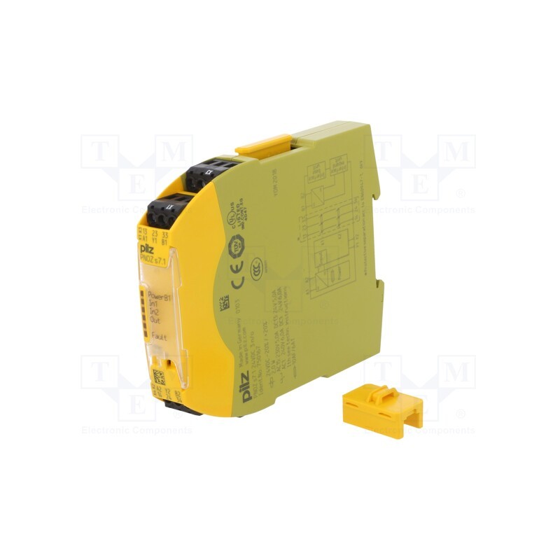1 pcs x PILZ - 750167 - Module: extension, PNOZ s7.1, Usup: 24VDC, IN: 1, OUT: 3, -10÷55°C