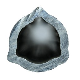 Internal triangular pipe 26 5x3 5mm length 151 4