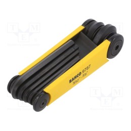 1 pcs x BAHCO - BE-9787 - Wrenches set, inch,hex key