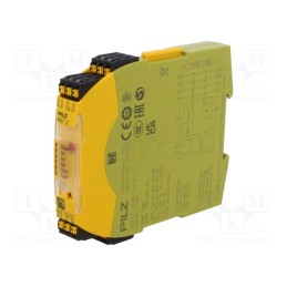 1 pcs x PILZ - 751102 - Module: safety relay, PNOZ s2 C, Usup: 24VDC, IN: 2, OUT: 5, -10÷55°C