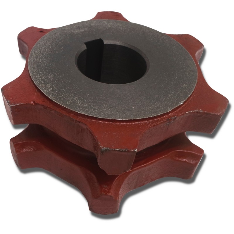 Spreader drive socket wheel, keyway 10 mm, 6 teeth