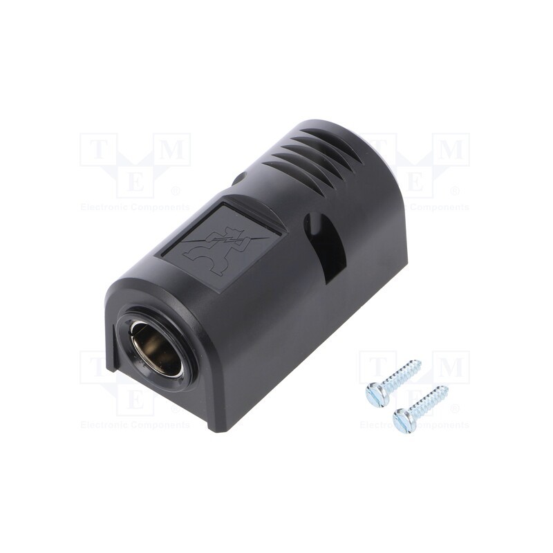 1 pcs x PRO CAR - 67618000 - Car lighter socket, car lighter mini socket x1, 16A, black