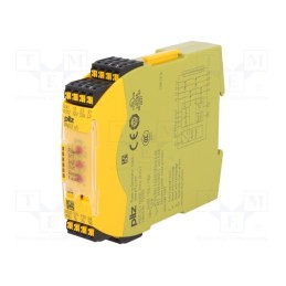 1 pcs x PILZ - 751105 - Module: safety relay, PNOZ s5 C, Usup: 24VDC, IN: 3, OUT: 4, -10÷55°C