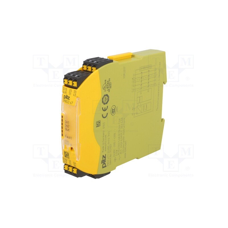 1 pcs x PILZ - 751107 - Module: extension, PNOZ s7 C, Usup: 24VDC, IN: 1, OUT: 5, -10÷55°C