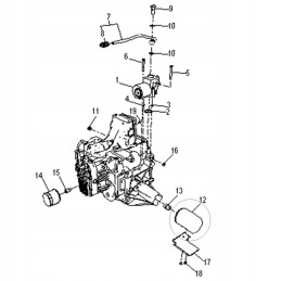 Hydraulic filter hst trg823 no. 40220109 40195622