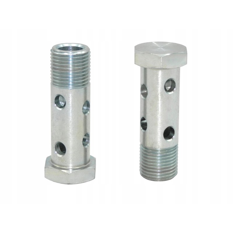 Double hydraulic screw 16x1, 5 eyelets