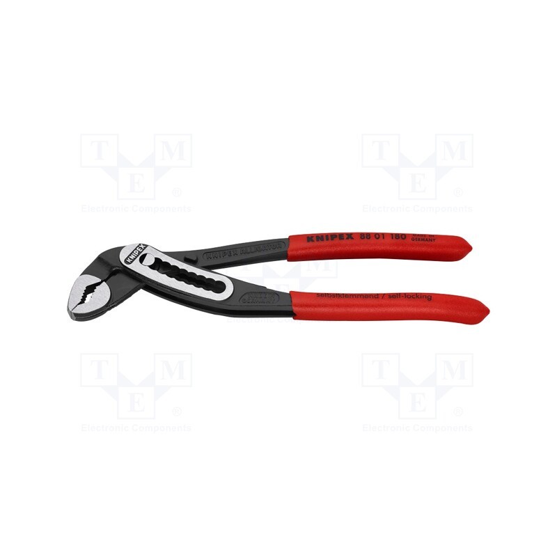 1 pcs x KNIPEX - 88 01 180 - Pliers, for pipe gripping, 180mm