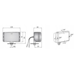 Wesem LPR5 21529 02 work lamp