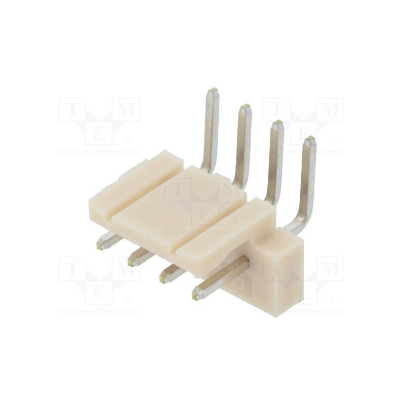 5 pcs x HIROSE - DF1-4P-2.5DS(05) - Socket, wire-board, male, DF1, 2.5mm, PIN: 4, THT, on PCBs, 250V, 3A