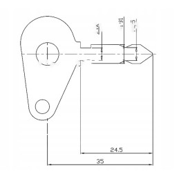 Ignition key mf 3 mf 4 case 883930 k920929 apa
