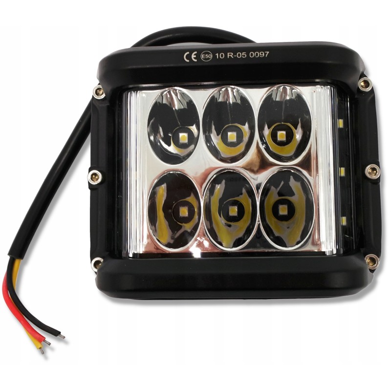 Rectangular LED work lamp headlight 10 30v 36w