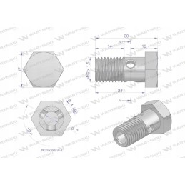 Metric overflow eye bolt m12x1 5 Warynsk