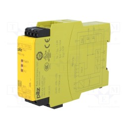 1 pcs x PILZ - 774130 - Module: safety relay, PNOZ e1p, Usup: 24VDC, IN: 2, OUT: 5, -10÷55°C