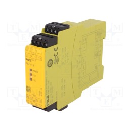 1 pcs x PILZ - 774133 - Module: safety relay, PNOZ e1.1p, Usup: 24VDC, IN: 2, OUT: 5, IP40