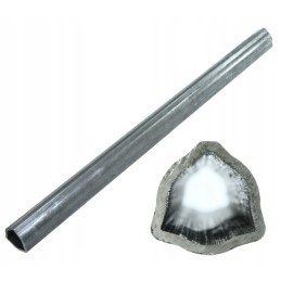 Internal triangular pipe 45x4mm length 67 4cm d