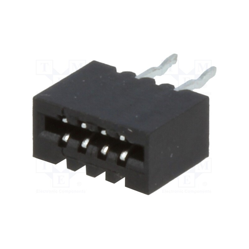 5 pcs x CONNFLY - DS1020-04-04BVT1 - Connector: FFC/FPC, straight, PIN: 4, Non-ZIF, THT, tinned, 20mΩ