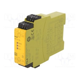 1 pcs x PILZ - 774191 - Module: safety relay, PNOZ e5.13p, Usup: 24VDC, IN: 2, OUT: 5, IP40