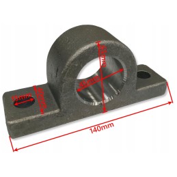 Set of 2x strong bracket for mounting the actuator, diameter 45mm