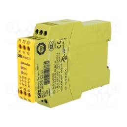 1 pcs x PILZ - 774300 - Module: safety relay, PNOZ X1, Usup: 24VAC, Usup: 24VDC, IN: 1, OUT: 4