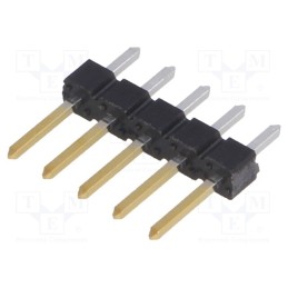 5 pcs x Amphenol Communications Solutions - 77311-818-05LF - Pin header, pin strips, BERGSTIK, male, PIN: 5, straight, 2.54mm