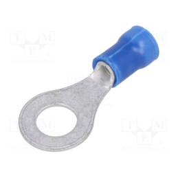 5 pcs x TE Connectivity - 130126 - Tip: ring, M6, Ø: 6.35mm, 1.04÷2.62mm2, crimped, for cable, tinned