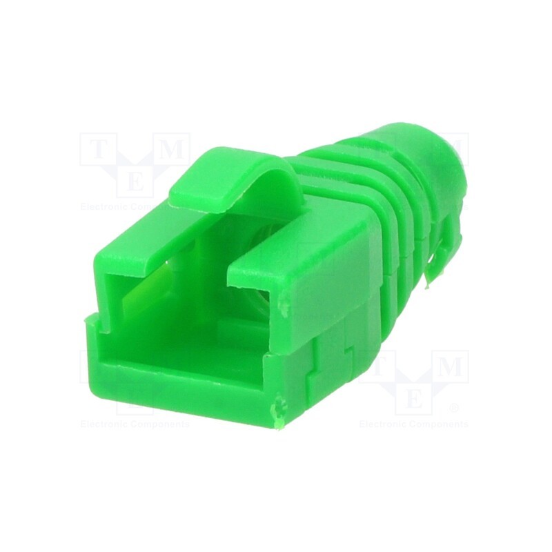 5 pcs x ENCITECH - 6510-0102-05 - RJ45 plug boot, green