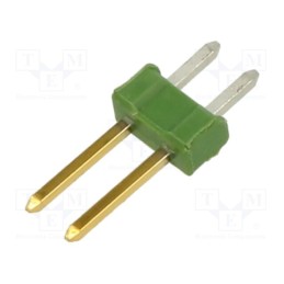 5 pcs x TE Connectivity - 826632-1 - Pin header, pin strips, AMPMODU MOD II, male, PIN: 2, straight