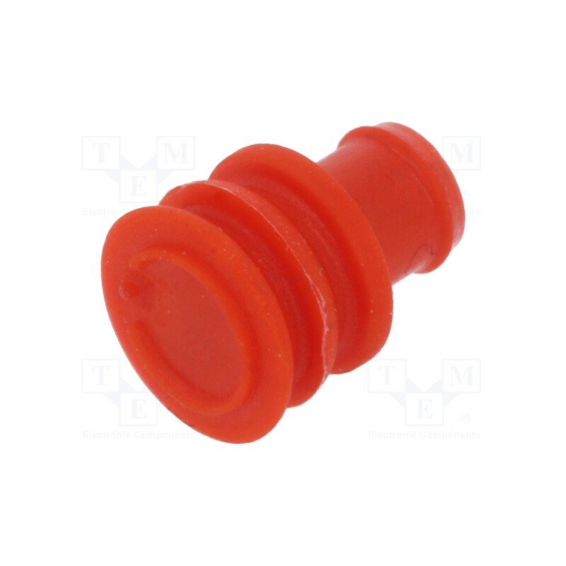 5 pcs x TE Connectivity - 282081-1 - Accessories: sealing pin, Superseal 1.5, red, Øout: 6.1mm