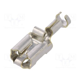 5 pcs x TE Connectivity - 341002-6 - Terminal: flat, 6.3mm, 0.8mm, female, 0.8÷2mm2, crimped, for cable