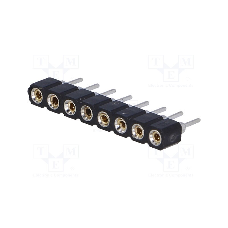 5 pcs x CONNFLY - DS1002-01-1X8V13-JK - Socket, pin strips, female, PIN: 8, turned contacts, straight, THT